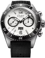 Orologio Glashütte Original Uomo Senator Chronograph Panorama Date in Acciaio W13723038033 - W13723038033